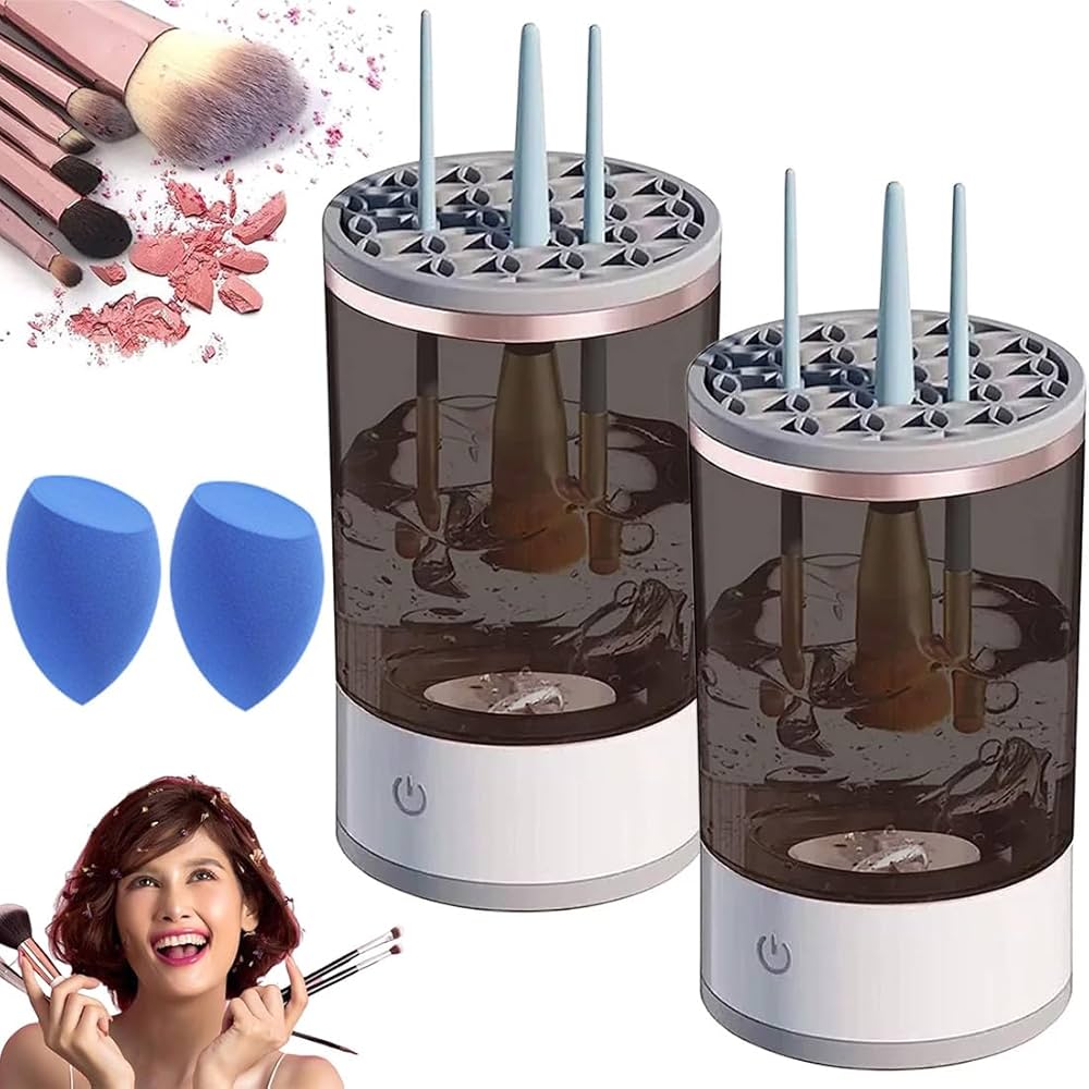 Limpia brochas electrico brush cleaner :GlamSpin Brush Cleaner